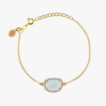 Pulsera Nuit Gold Calcedonia.Minué&Bisou Pulsera Nuit Gold Calcedonia.Minué&Bisou