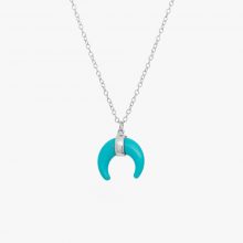 collar moon turquoise silver Minue&Bisou