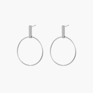 Pendientes Elodie Silver, Minué & Bisou