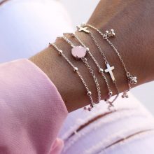 Pulsera Nadine Silver Pulsera Nadine Silver, Miuné & Bisou