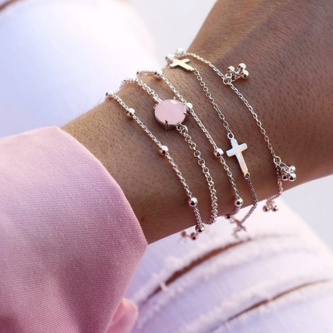 Pulsera Nadine Silver Pulsera Nadine Silver, Miuné & Bisou