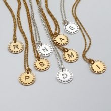 Collar Lena-Inicial Gold/Silver