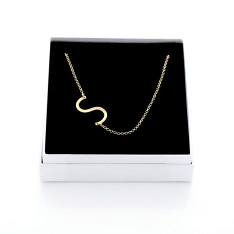 Collar Inicial XL Gold Minué & Bisou