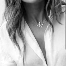 Collar Inicial XL SILVER Collar Inicial XL SILVER Minué & Bisou