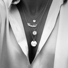 Collar Carrie Gold/Silver, Minué & Bisou tienda de joyería Valencia