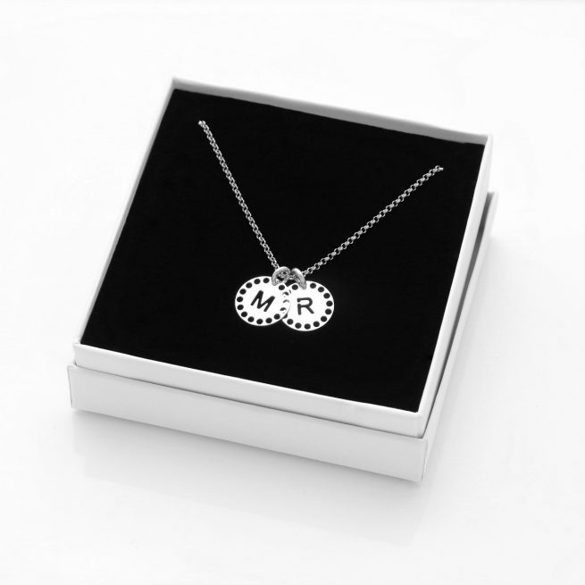 Collar doble Inicial Silver collar doble inicial silver, Minué & Bisou