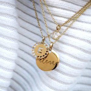 Collar Giogia Gold/Silver, Minué & Bisou