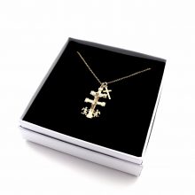 Collar cruz de caravaca gold Collar cruz de caravaca gold, Minué & Bisou