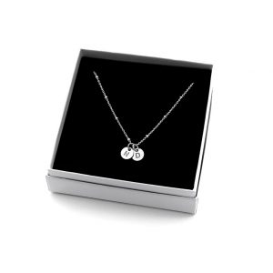 Collar Doble Inicial "Mini" Gold/Silver. Minué & Bisou