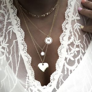 Giogia heart gold/silver, Minué & Bisou