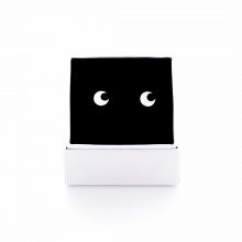 Pendientes Moon silver, Minué & Bisou