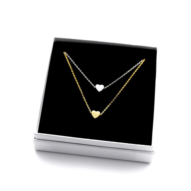 Collar Corazón "Mini" Gold/Silver Collar Corazón "Mini" Gold/Silver Minué & Bisou