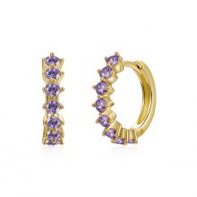 Pendientes Leane Gold "Amatista"