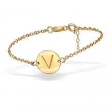 Pulsera Inicial "Gigi" Gold Pulsera Inicial "Gigi" Gold