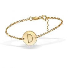 Pulsera Inicial "Gigi" Gold Pulsera Inicial "Gigi" Gold