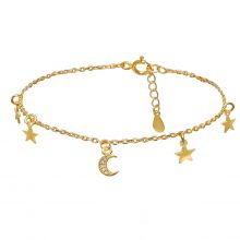 Tobillera Gold/Silver Minué & Bisou