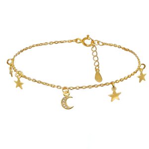 Tobillera Gold/Silver Minué & Bisou