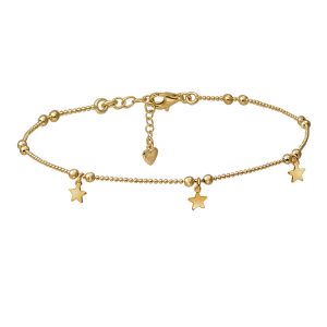 Tobillera Gold/Silver Minué & Bisou