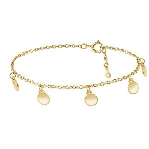 Tobillera Gold/Silver Minué & Bisou