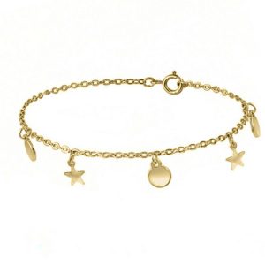 Tobillera Gold/Silver Minué & Bisou