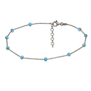 Tobillera Silver Minué & Bisou