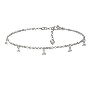 Tobillera Gold/Silver Minué & Bisou