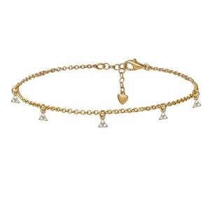 Tobillera Gold/Silver Minué & Bisou