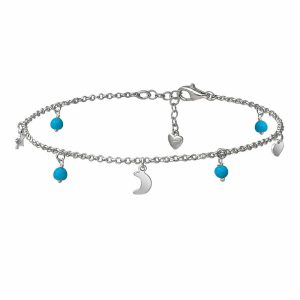 Tobillera Gold/Silver Minué & Bisou