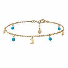 Tobillera Gold/Silver Minué & Bisou Tobillera Gold/Silver Minué & Bisou