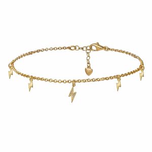 Tobillera Gold/Silver Minué & Bisou