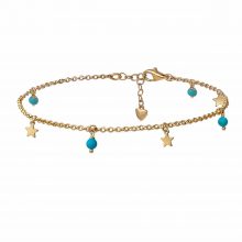 Tobillera Gold/Silver Minué & Bisou Tobillera Gold/Silver Minué & Bisou