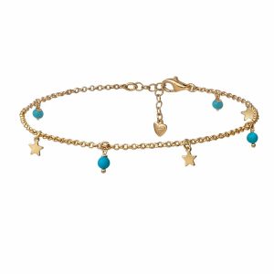 Tobillera Gold/Silver Minué & Bisou